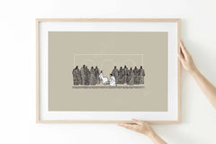 Washing Feet (Black) - Digital Download