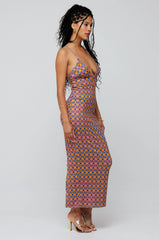 Sheveta Sophia Midi in Cortez
