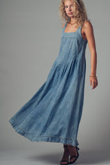 Sheveta Denim Maxi Dress