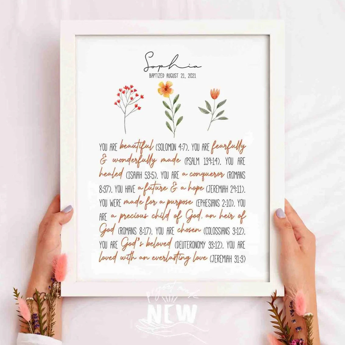 Floral (You are)  - Custom Poster