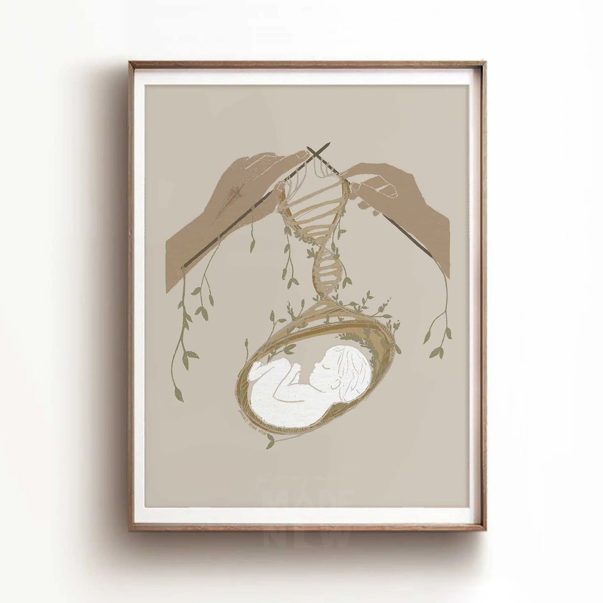 Knit Together - Framed Print