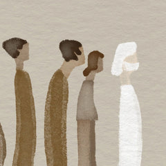 Follow Christ Landscape (Brown) - Digital Download