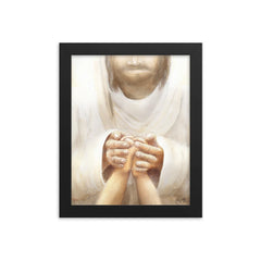 Faithfulness (Psalm 17:6) - Framed poster