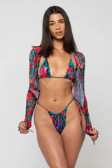 Sheveta Aliyah Mesh Top in Resort