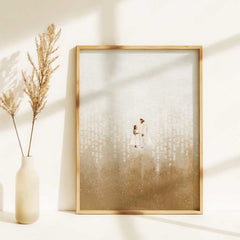 White As Snow - Framed Print