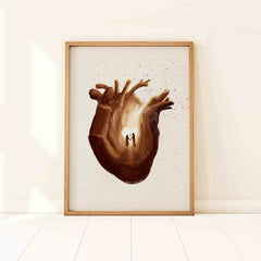 Depths Of My Heart - Framed Print
