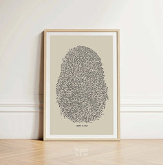 Identity in Christ Thumbprint (Brown) - Digital Download