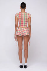 Sheveta Lina Short in Plaid