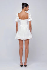 Sheveta Winnie Mini in White Linen