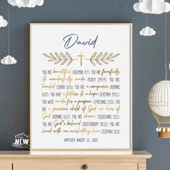 Gold Cross (You are)  - Custom Poster