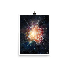 Brokenness (Psalm 34:18) - Poster