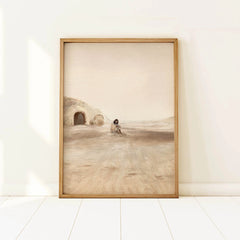 Jesus Wept - Framed Print