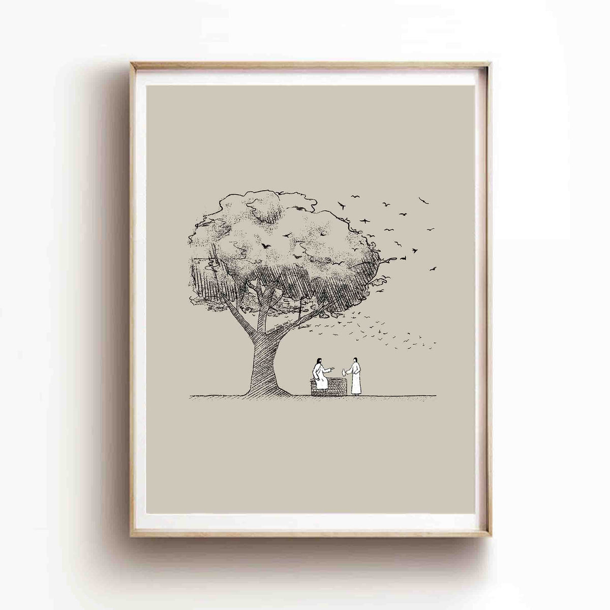 Woman At The Well (Black) - Digital Download