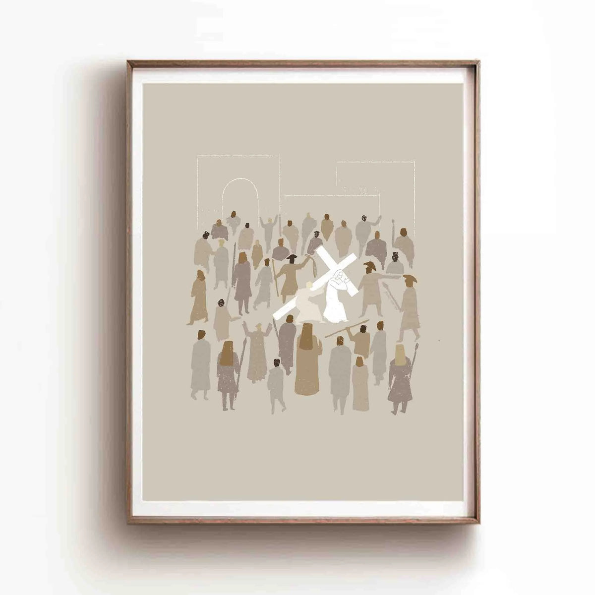 Christ Carrying The Cross (Colors) - Digital Download