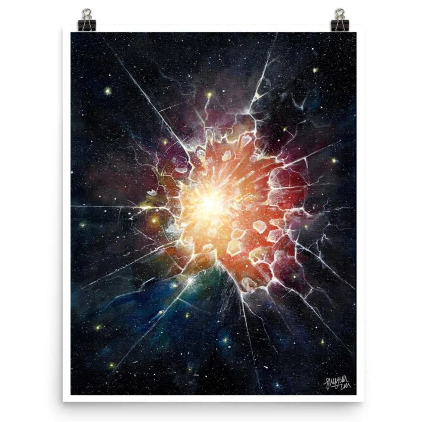 Brokenness (Psalm 34:18) - Poster