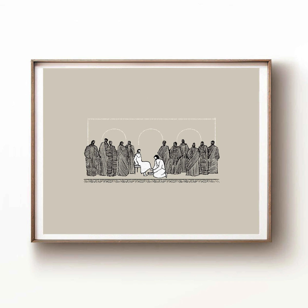 Washing Feet (Black) - Digital Download