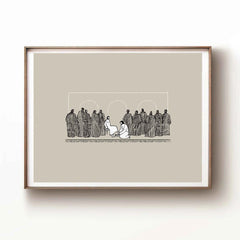 Washing Feet (Black) - Digital Download