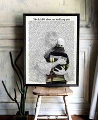 70 Bible Verses about Protection for Firefighters - Poster