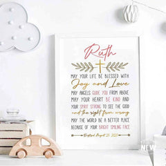 Gold Cross (May Your Life)  - Custom Poster