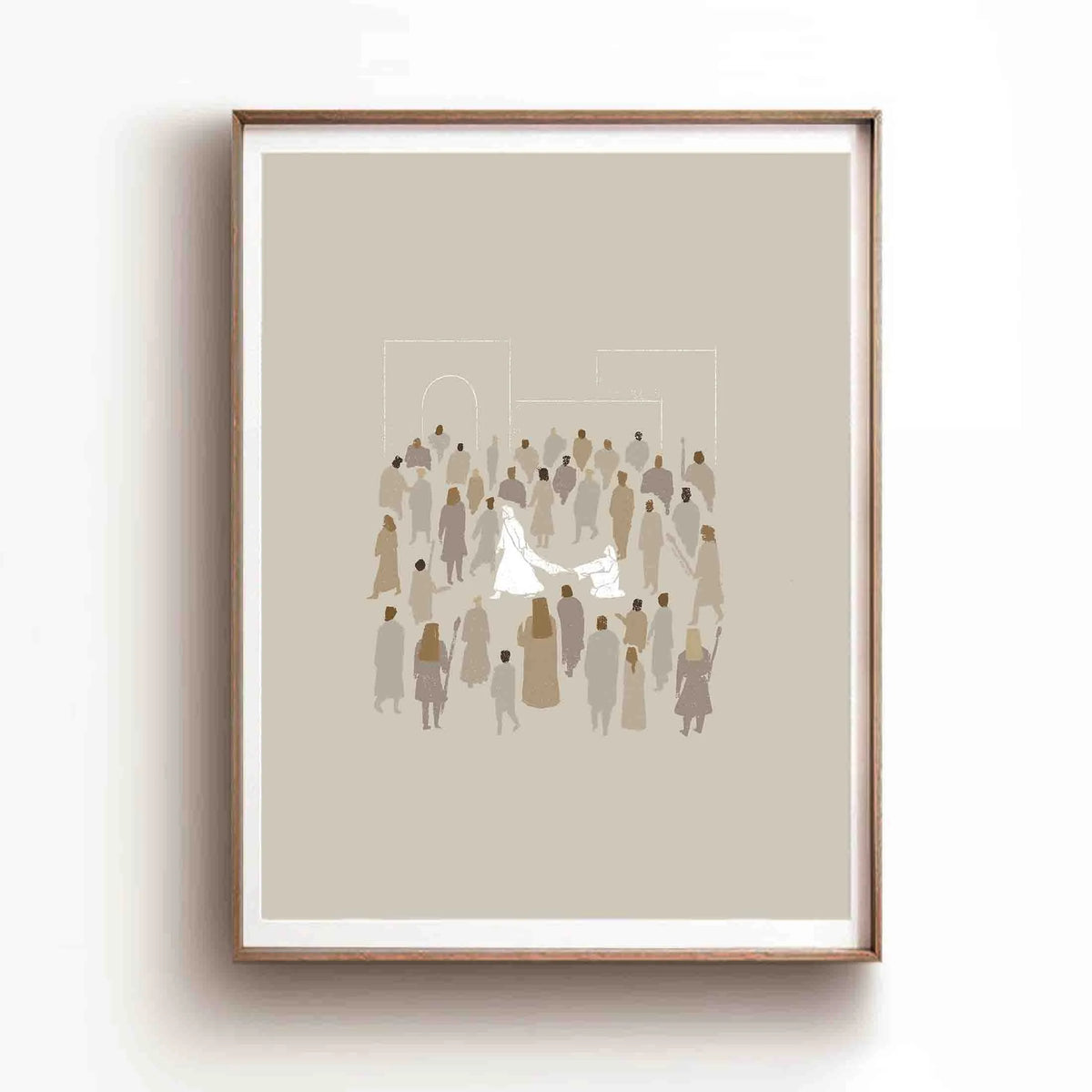 Woman Touches Jesus (Colors) - Digital Download