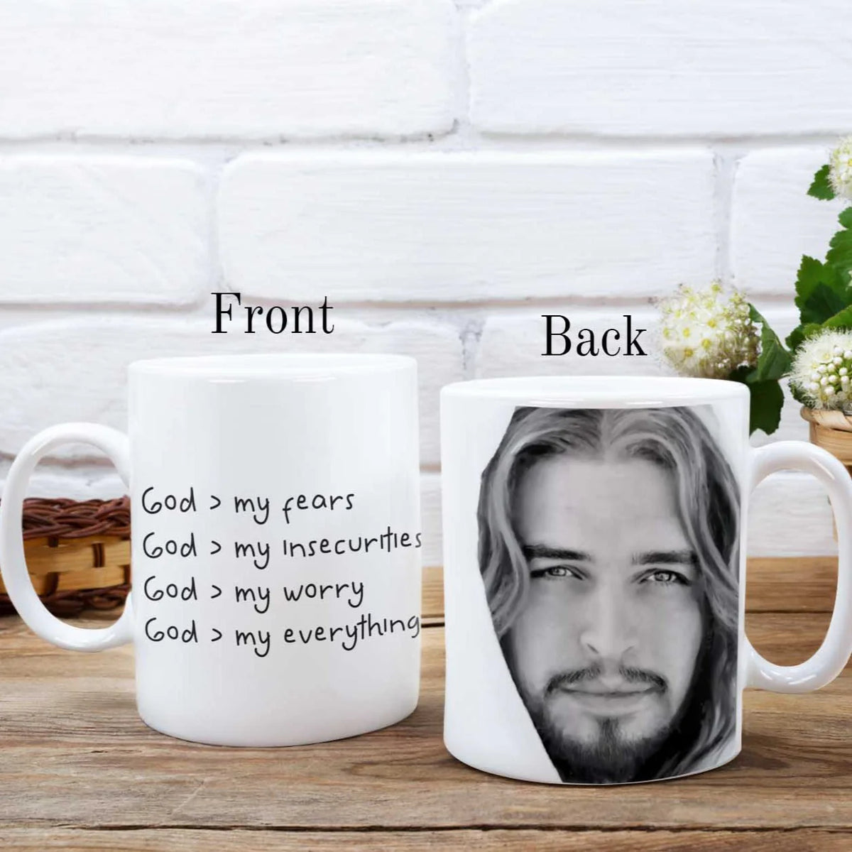 God Over My Fears - Mug