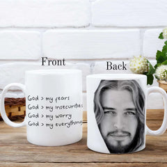 God Over My Fears - Mug
