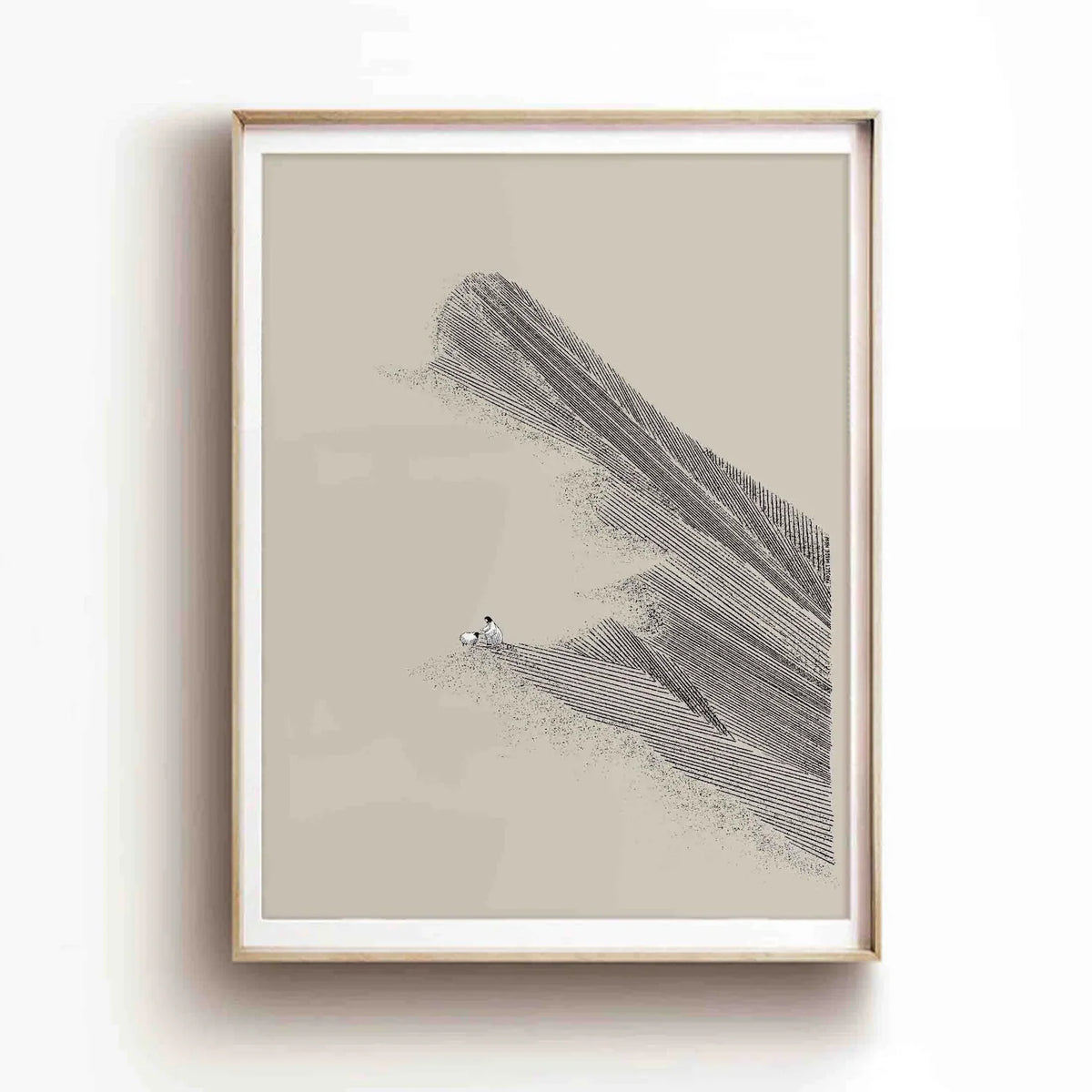 One Lost Sheep - Framed Print