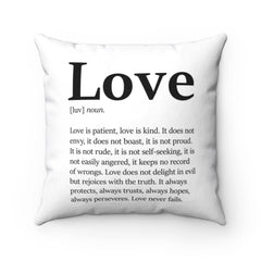 Love Definition - Pillow case