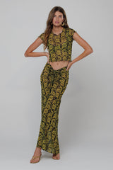 Sheveta Baby Tee Mesh in Sorrento