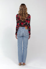 Sheveta Ida Top in Rosa
