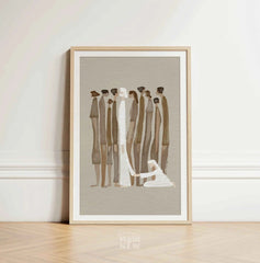 Woman Touches Jesus v2 (Brown) - Digital Download