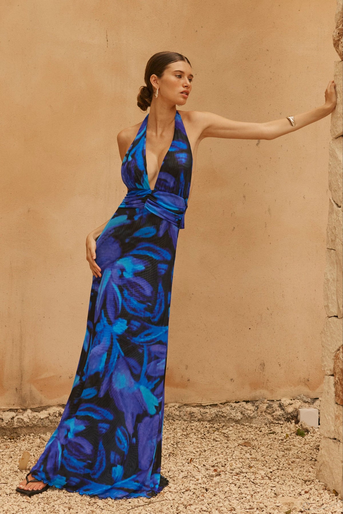 Sheveta Chelsea Maxi Dress in Lagoon