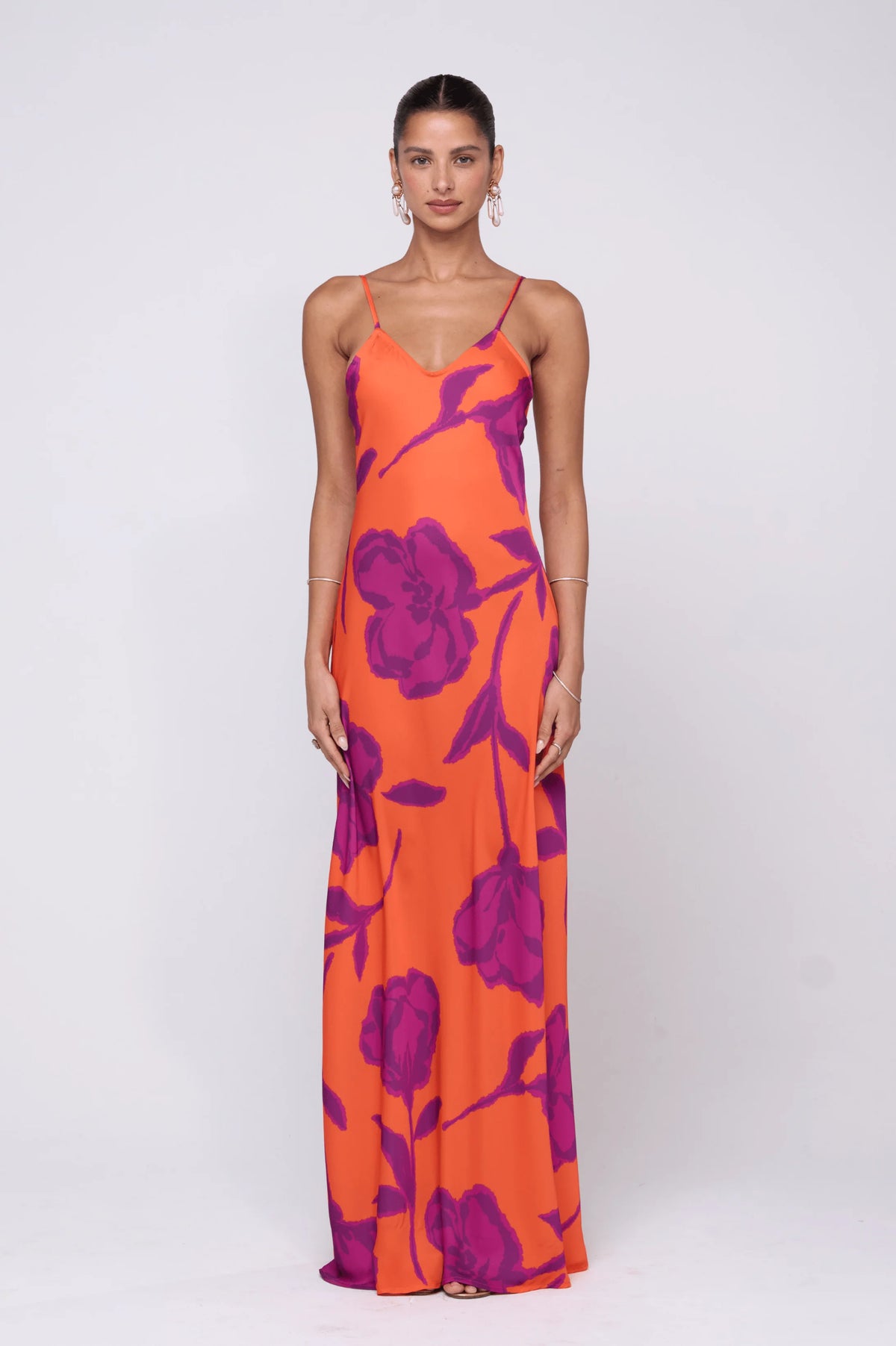 Sheveta Rose Dress in Mandarin