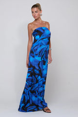 Sheveta Ophelia Maxi Dress in Lagoon