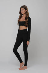 Sheveta Emily Top Second Skin in Black