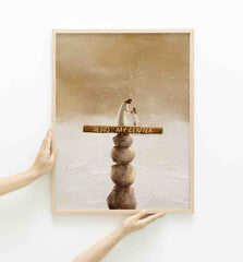 Center - Framed Print