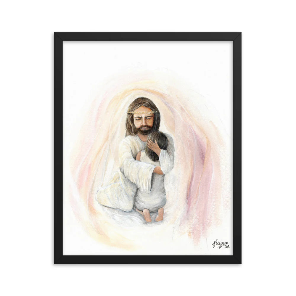 He understands (Psalm 34:18) - Framed Poster