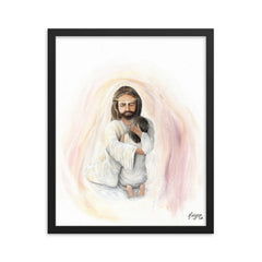 He understands (Psalm 34:18) - Framed Poster