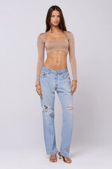Sheveta Emily Top in Nude