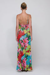 Sheveta Margot Mesh Maxi in Tropicana
