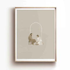 Jesus Washing Feet (Colors) - Digital Download