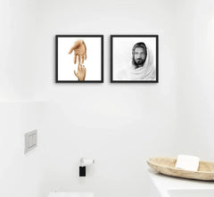 Hope (without background) (Isaiah 41:10) - Framed poster