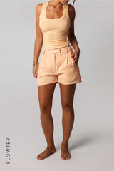 Sheveta The Ivy Shorts - Honeypeach