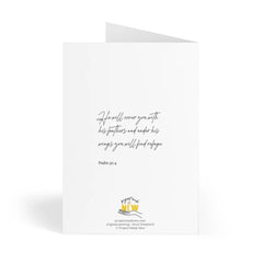 Good Shepherd (Psalm 91:4) - Greeting Cards (8 pcs)