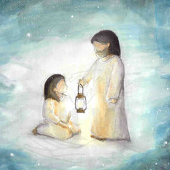 Light In the Cold Night (Matthew 5:14) - Poster