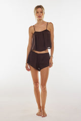 Sheveta Blair Top in Chocolate