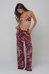Sheveta Chase Mesh Pant in Bronco