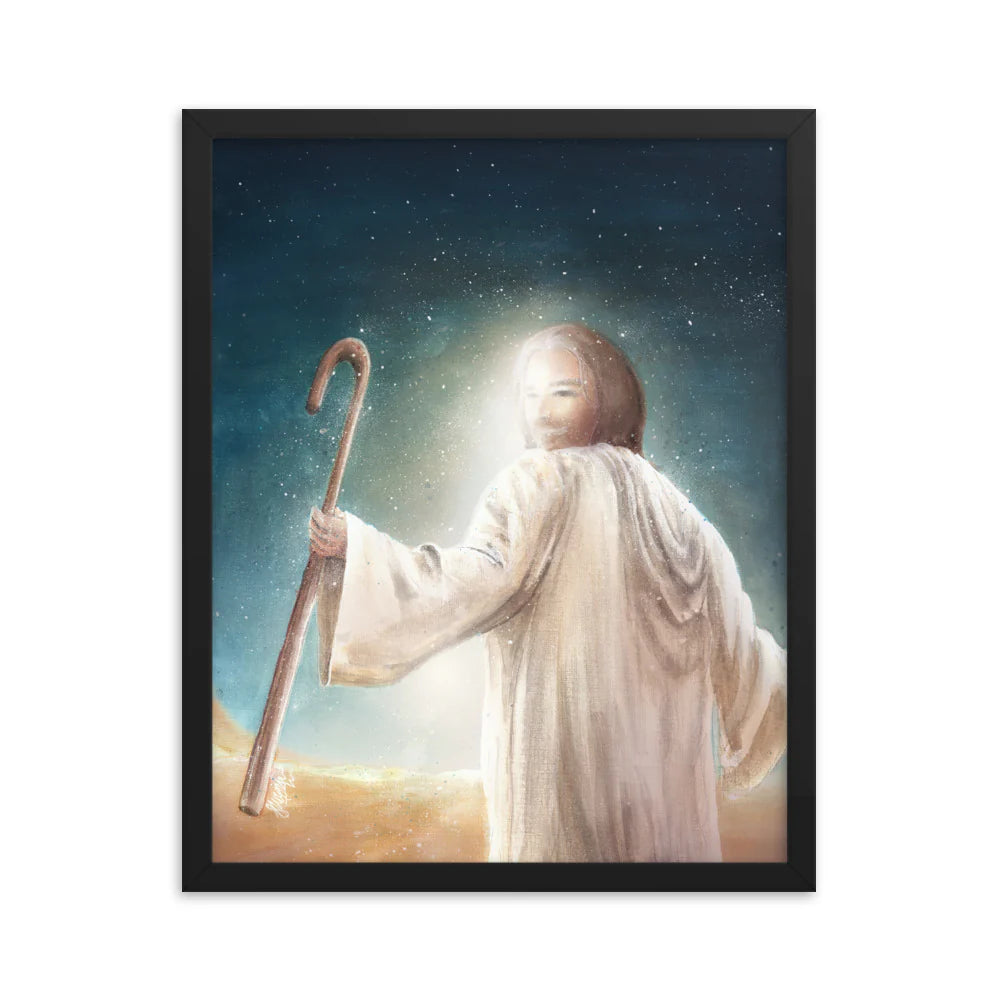 Fight for me (Psalm 23:4) - Framed poster