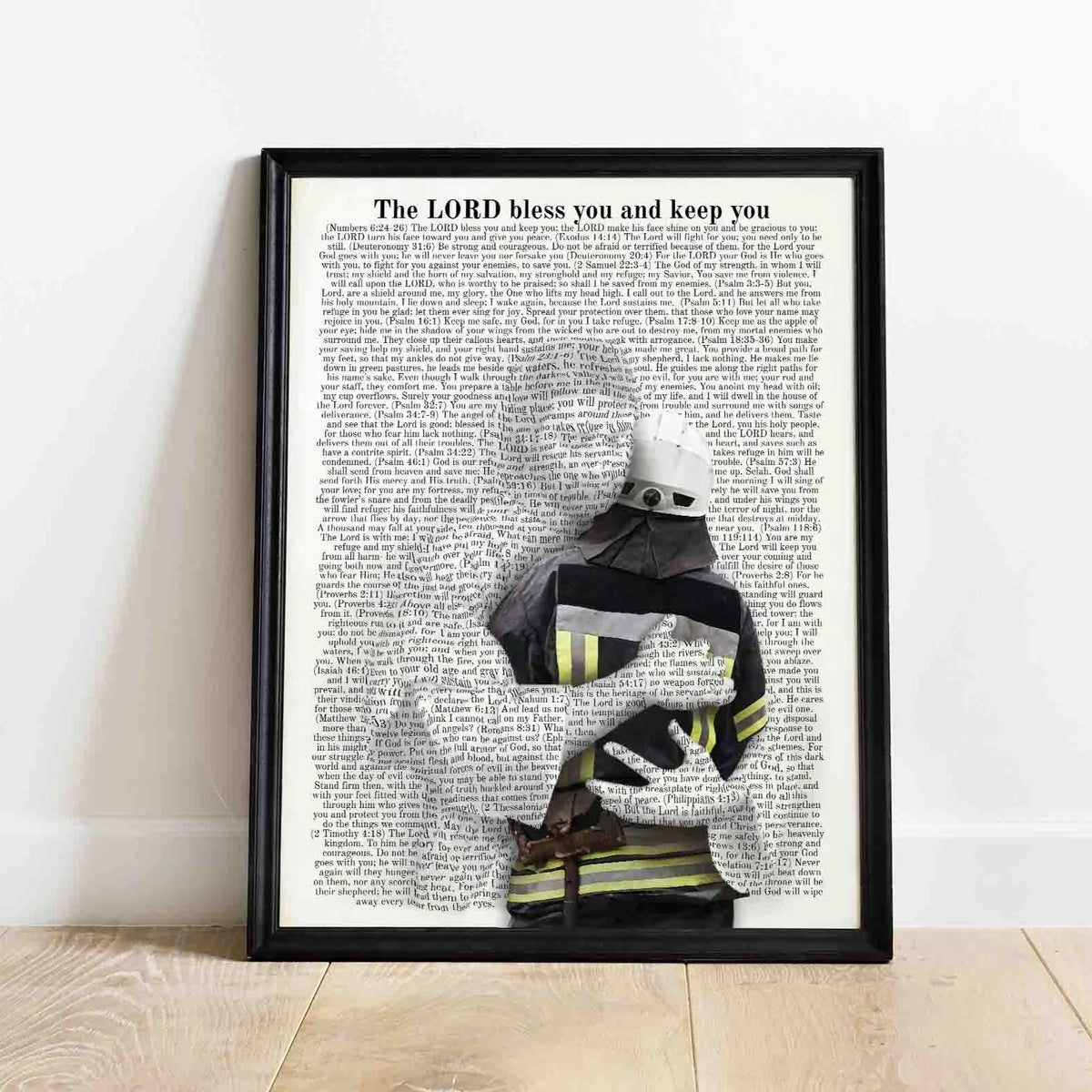 70 Bible Verses about Protection for Firefighters - Poster