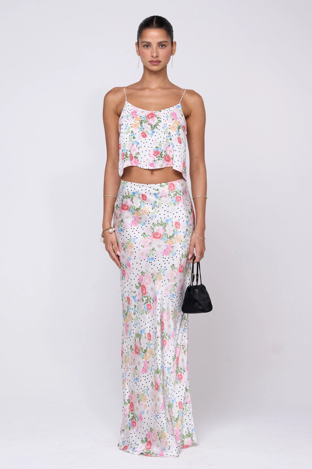 Sheveta Claire Top in Pois